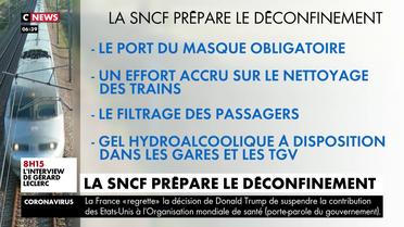 La SNCF prépare le déconfinement