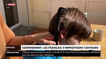 Confinement : les Français s'improvisent coiffeurs