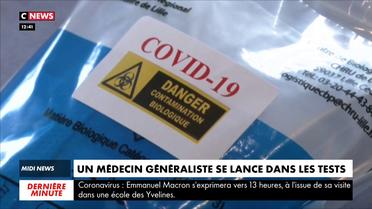Coronavirus : des tests pratiqués par un médecin généraliste des Hauts-de-France
