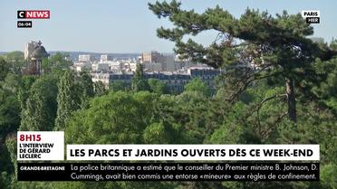 Paris : les parcs et jardins ouverts dès ce week-end
