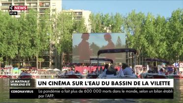 Paris : un cinéma sur l'eau du bassin de la Villette