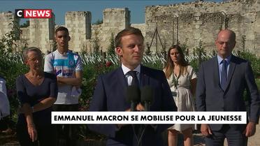 Emmanuel Macron se mobilise pour la jeunesse