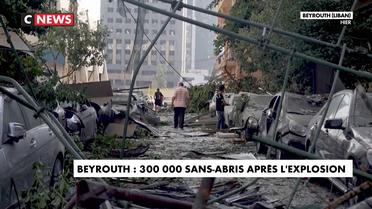 Beyrouth : 300.000 sans-abris après l'explosion