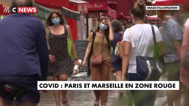 Covid-19 : Paris et Marseille passent en zone de circulation active