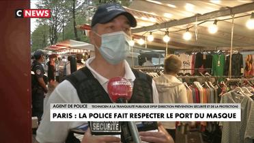 Paris : la police fait respecter le port du masque
