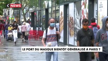 Le port du masque bientôt généralisé à Paris ?