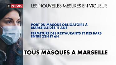 Coronavirus : le port du masque obligatoire dans tout Marseille