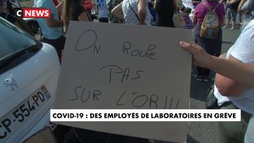 Coronavirus : des employés de laboratoires en grève