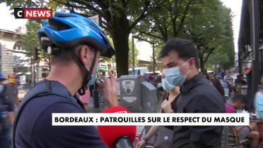 Bordeaux : des patrouilles pour faire respecter le port du masque