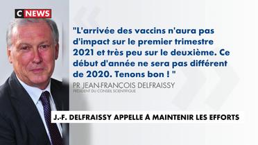 Jean-François Delfraissy appelle à maintenir les efforts