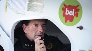 Kito de Pavant (Groupe Bel) aurait heurté un chalutier au large du Portugal lundi[Sébastien Evrard / AFP]