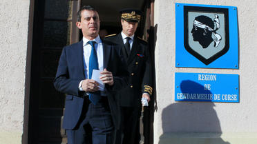 Manuel Valls s'était déjà rendu en Corse en 2013 en tant de ministre de l'Intérieur.