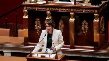 La ministre de la Santé Marisol Touraine devant l'Assemblée nationale, le 20 octobre 2015