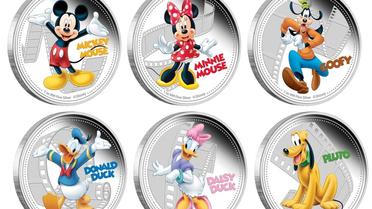 Les pièces de monnaie à l'effigie des personnages Disney [AFP]