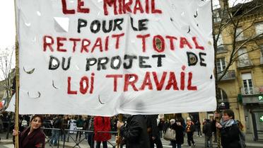 Une manifestation des étudiants du Mirail contre la loi Travail, dimanche 17 avril à Toulouse.