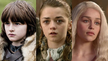 Bran, Arya et Daenarys comptent parmi les personnages qui ont le plus changé.