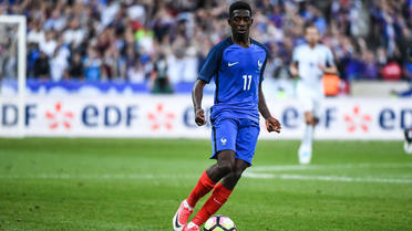 Ousmane Dembélé a fait son retour en équipe de France après neuf mois d'absence.