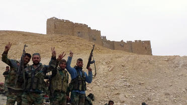 Appuyée par l'aviation russe, l'armée syrienne a chassé Daesh de Palmyre le 27 mars 2016.