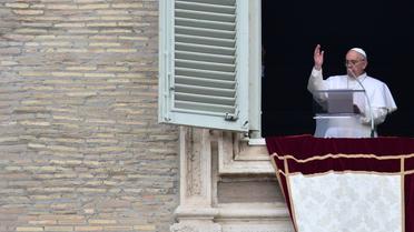Le pape François lors de l'Angélus du 17 mars