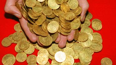 Ces pièces d'or étaient, jusqu’à récemment, abritées dans le coffre-fort d’une banque. (illustration) 