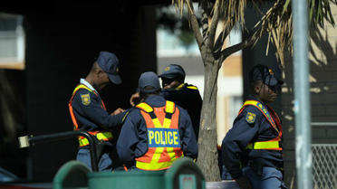 La police sud-africaine.