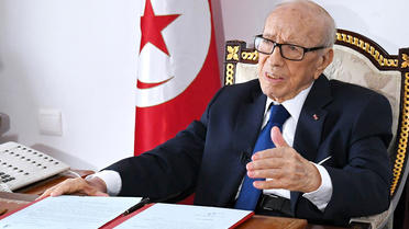Béji Caïd Essebsi avait été hospitalisé plusieurs jours fin juin après un grave malaise. 