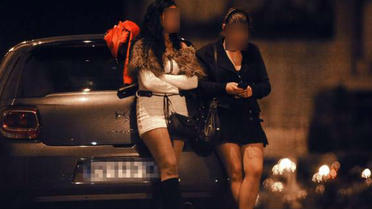 Des personnes prostituées le 19 octobre 2013 à Toulouse