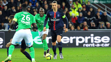Zlatan Ibrahimovic reste sur 14 buts inscrits en 11 rencontres face à Saint-Etienne. 