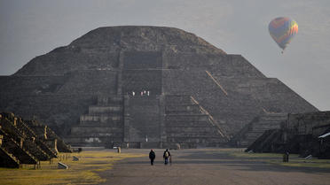 Le site antique de Teotihuacán, au Mexique, est l'un des plus grands sanctuaires d'Amérique du Sud. 
