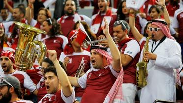 Des supporters venus d'Espagne ont été invités pour soutenir le Qatar.