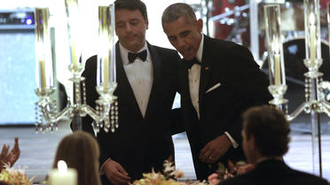 Matteo Renzi et Barack Obama à Washington en octobre 2016