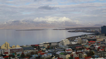 vue aérienne de Reykjavik / image d'illustration