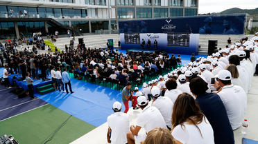 L'académie de Rafael Nadal a la capacité d'accueillir de nombreux joueurs.