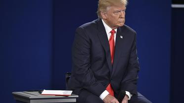 Le candidat républicain Donald Trump lors du second débat présidentiel, lundi 9 octobre.