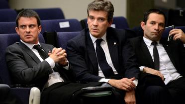 Manuel Valls, Arnaud Montebourg et Benoît Hamon sont tous trois candidats à la primaire.