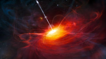 L'étude des vents quasar permet notamment de mieux comprendre la formation de la galaxie (illustration). 