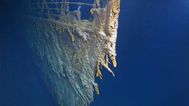 The Titanic sank from April 14 to 15, 1912, after hitting an iceberg