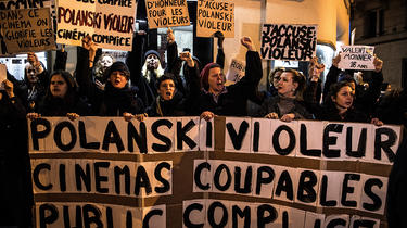 Des manifestations pour les droits des femmes avaient éclaté devant la salle Pleyel où a eu lieu la dernière cérémonie des Césars en février 2020