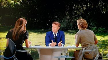 Emmanuel Macron a donné la traditionnelle interview du 14-juillet dans les jardins de l'Élysée