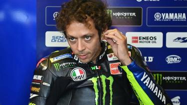 La légende de la moto Valentino Rossi, le 19 septembre 2020 à Misano en Italie [ANDREAS SOLARO / AFP]