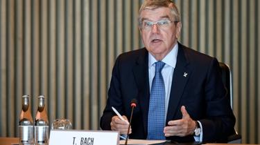Thomas Bach le président du comité international olympique à Lausanne en Suisse le 3 Mars 2020. [Fabrice COFFRINI / AFP]