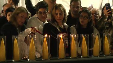 Hanouka à Tel Aviv : 138 bougies pour 138 otages