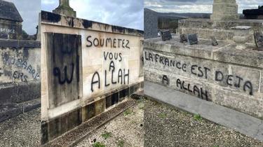 Dordogne : des nouveaux tags à caractère islamique sur une cinquantaine de tombes