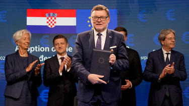 La Croatie a obtenu ce mardi confirmation de son adhésion à l'euro le 1er janvier 2023