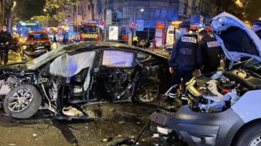 The accident happened around 9 p.m. Saturday evening, in the Tolbiac district in Paris.