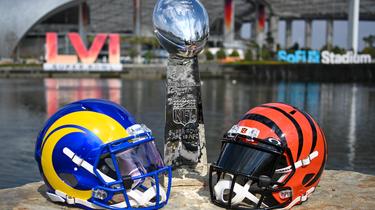 The 2022 Super Bowl is between the Cincinnati Bengals and the Los Angeles Rams.
