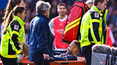 Neymar a été blessé à la cheville, le 19 février dernier, face à Lille.
