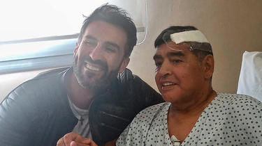 La photo avait été postée sur les réseaux sociaux par le médecin personnel de Diego Maradona.