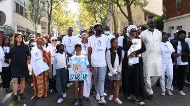 Le 25 septembre, une marche blanche avait été organisée en hommage à Ibrahima.