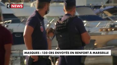 Port du masque : 130 CRS envoyés en renfort à Marseille